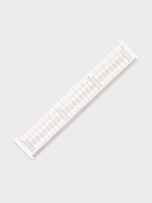 Grid Ruler with Steel Cutting Edge · 15cm · 1