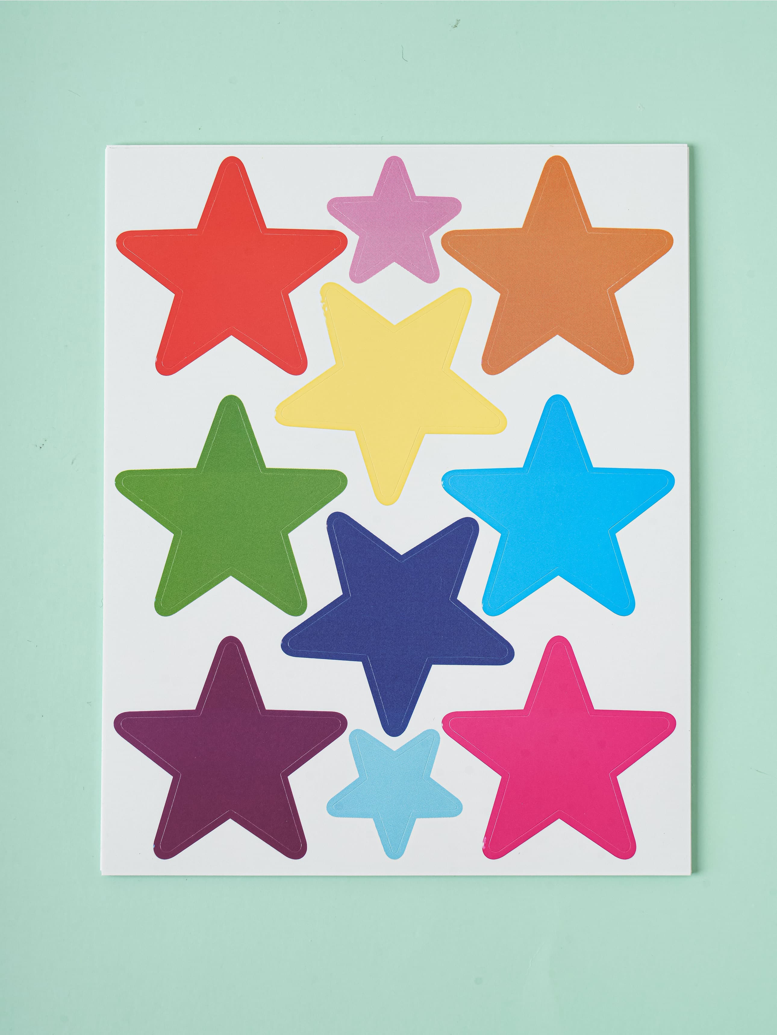 JONG IE NARA Large Star Stickers · 10 Sheets · 1