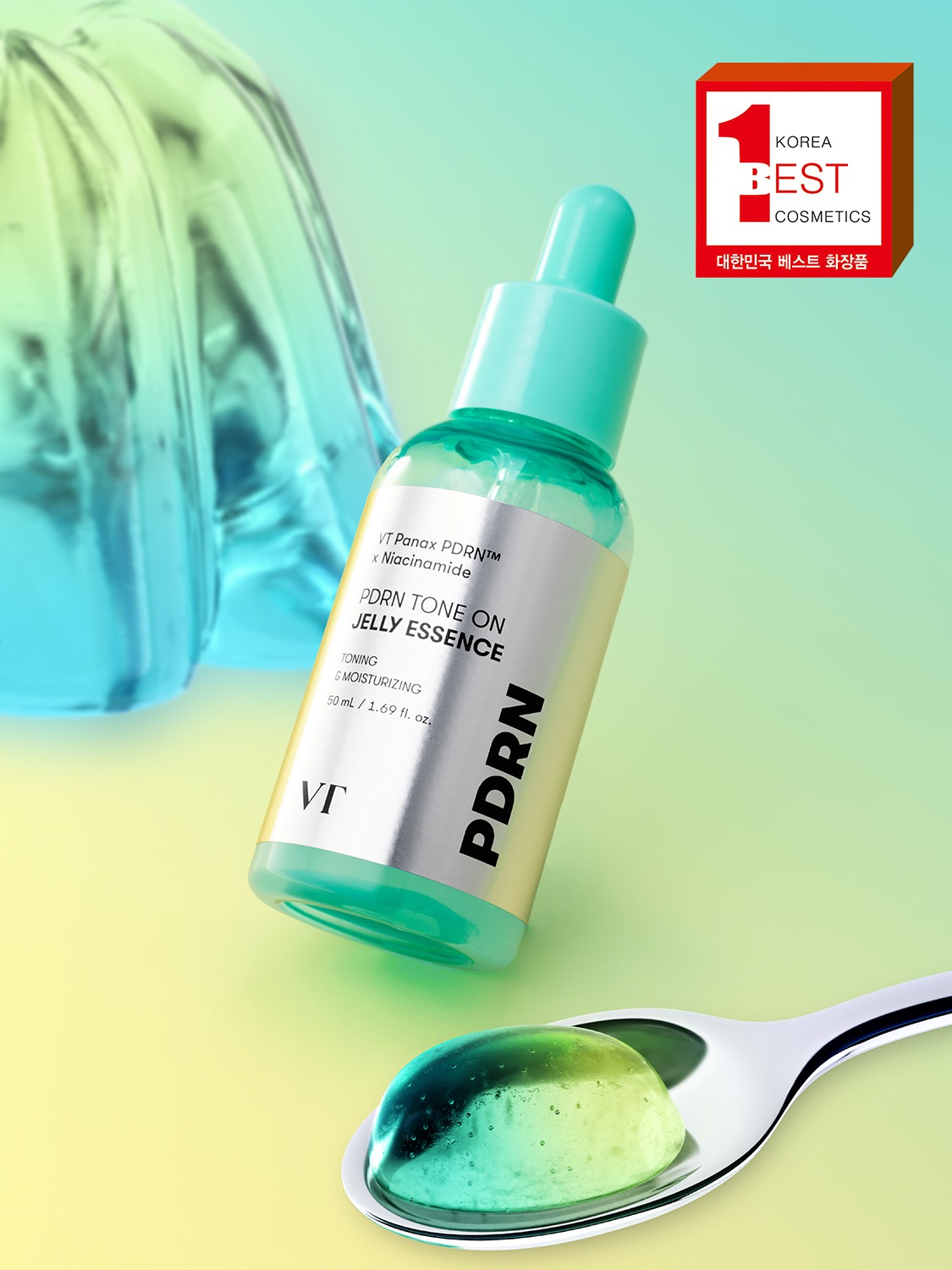 VT PDRN Tone On 啫喱精华 · 50mL · VT PDRN 톤온 젤리 에센스 · 50mL · VT PDRN Tone On Jelly Essence · 50mL
